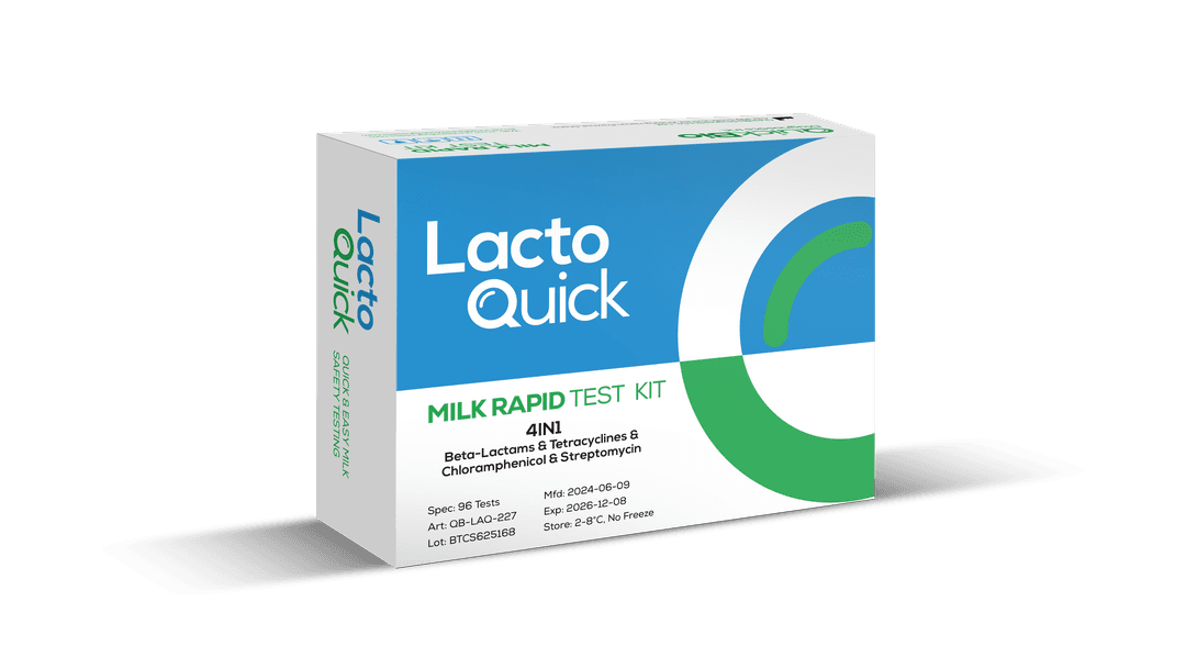 LactoQuick milk antibiotic residudes rapid test kit 4in1 image